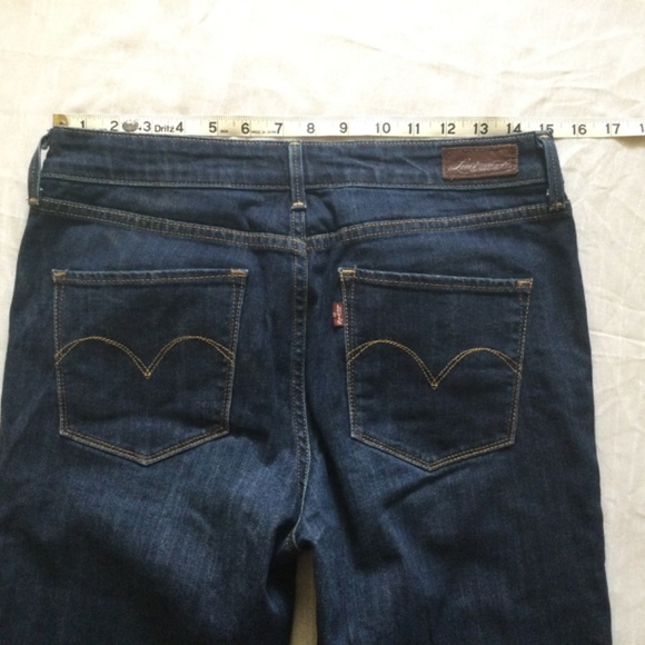 Levi’s for Brooks Brothers Demi Curve Classic Straight Leg Denim Jeans SZ 10M 30 - Picture 6 of 15